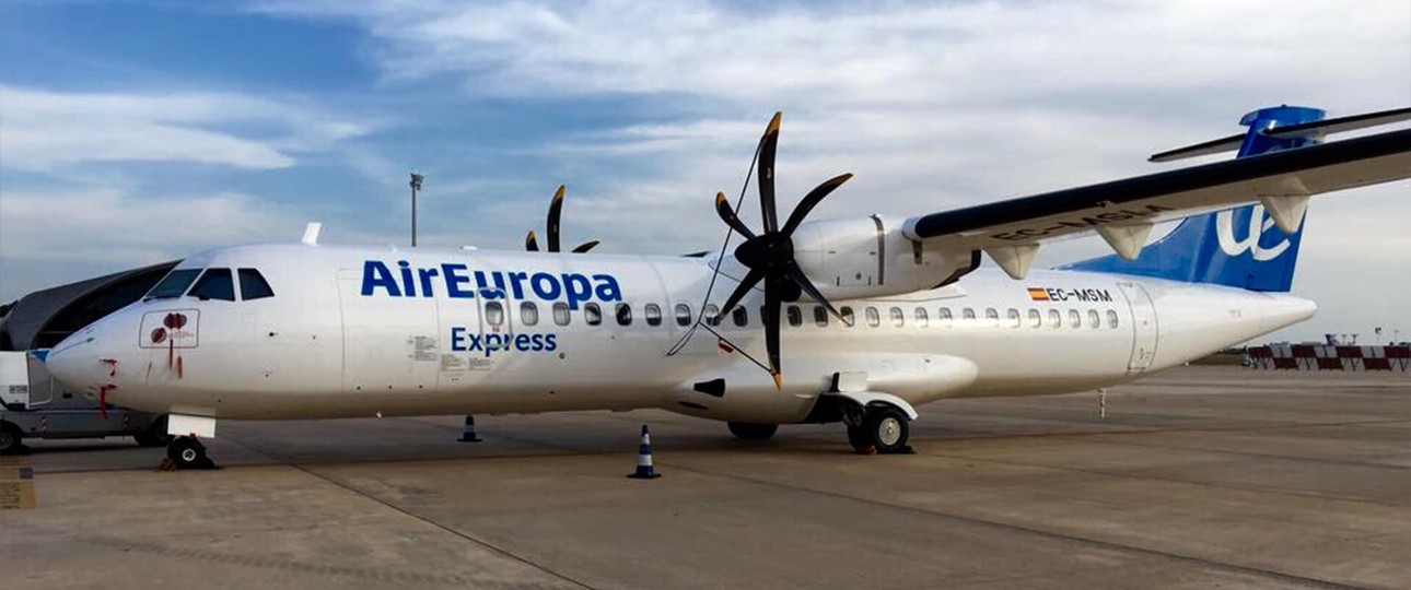 Eine ATR 72 von Air Europa: Jetzt in Rente.