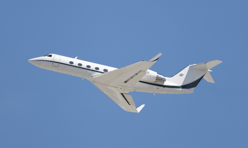 Gulfsream IV im Flug: Seit Ende Dezember wird ein Flugzeug des Typs in Guniea festgehalten.