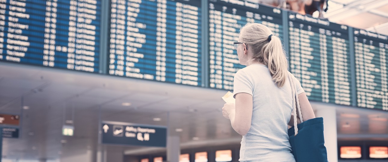 Verspäteter Flug: Ein Ärgernis.