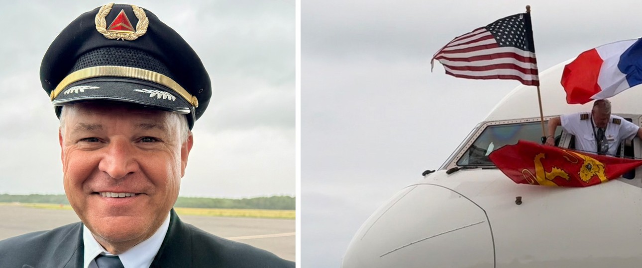 Kapitän Jim Butterworth, Boeing 767 von Delta nach der Landung in Deauville: Akribische Planung nötig.
