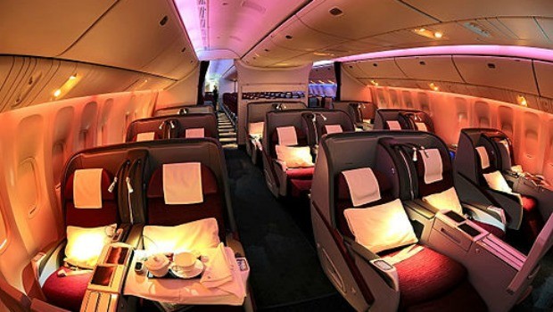 Beste Business-Class: Kommen wir zu den komfortablen Plätzen. Bei Qatar Airways fliegen Sie in der Business-Class am bequemsten.