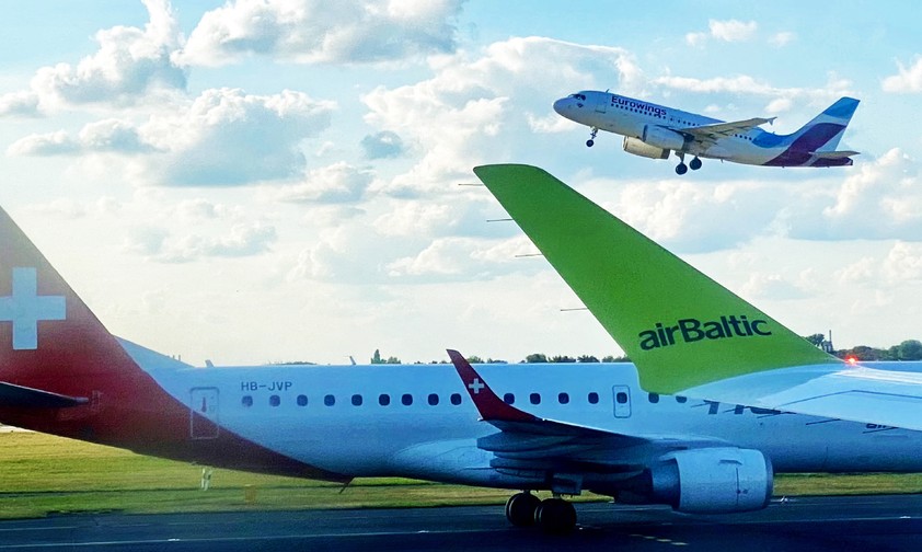 Flieger von Air Baltic, Eurowings und Helvetic: Enge Partnerschaft.