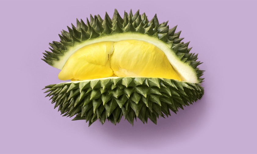 Durian: Schmeckt wie der Himmel, stinkt wie die Hölle.