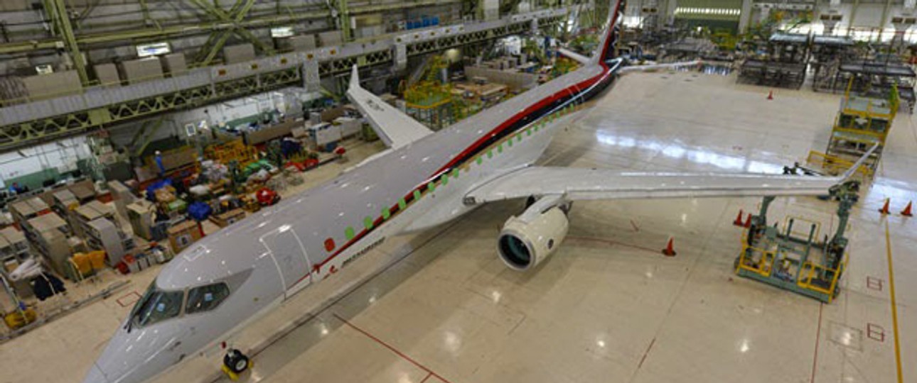 Mitsubishi Regional Jet: Bald als Zubringer unterwegs?