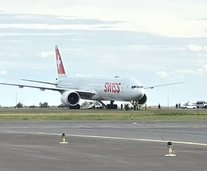 In Astana gestrandete Boeing 777 von Swiss fliegt bereits wieder Gäste