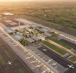 Concept rendering of Western Sydney International Airport: More capacity for the Australian city.