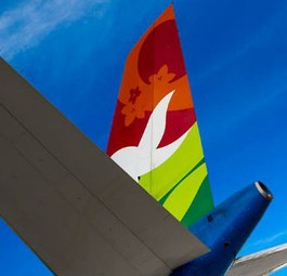 Air-Seychelles-Flugzeug: Die Fluggesellschaft fliegt vorerst nicht mehr nach Madagaskar.