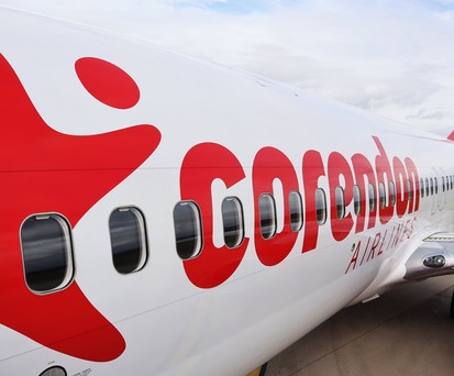 Flugzeug von Corendon: Eines erhält bald ein neues Design.