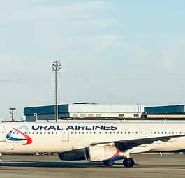 Flugzeug von Ural Airlines in Antalya: Vorerst nicht mehr zu sehen.