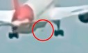 Die ausgefahrenen Staudruckturbine bei der Boeing 787 von Air India: Deutet auf Stromausfall hin.