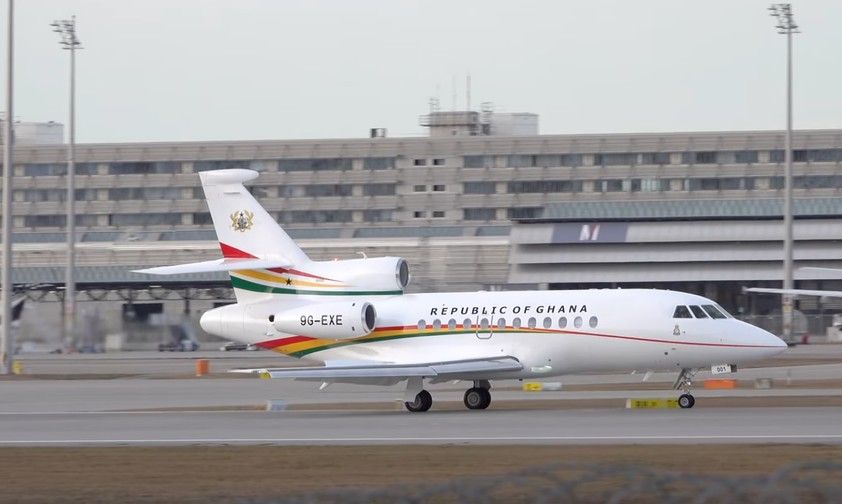 Falcon 900EX: Der Regierunsgflieger Ghanas ist aktuell kaputt.