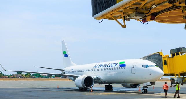 Boeing 737 Max von Air Sierra Leone: Fliegt nicht mehr.
