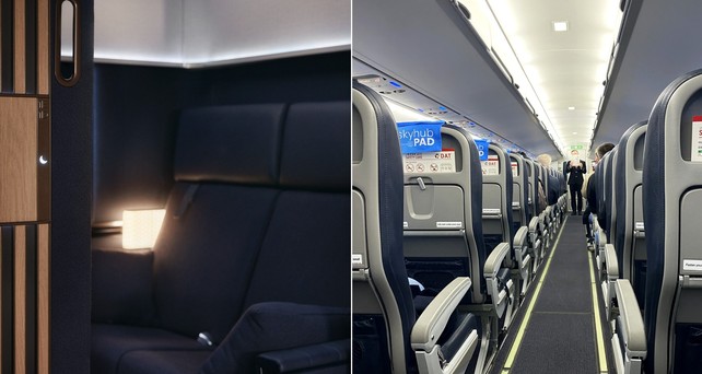 allegris first class lufthansa atr 72 dat