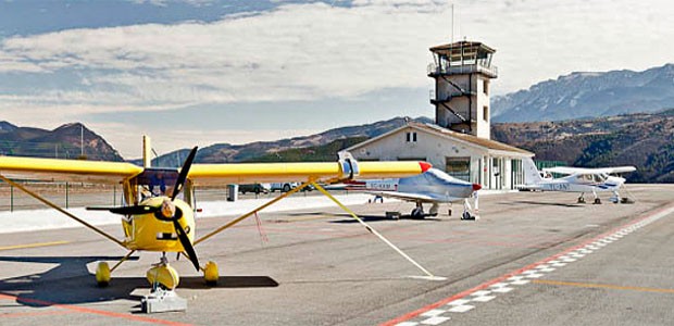 Der Flughafen La Seu d'Urgell: hier will Air Andorra landen.