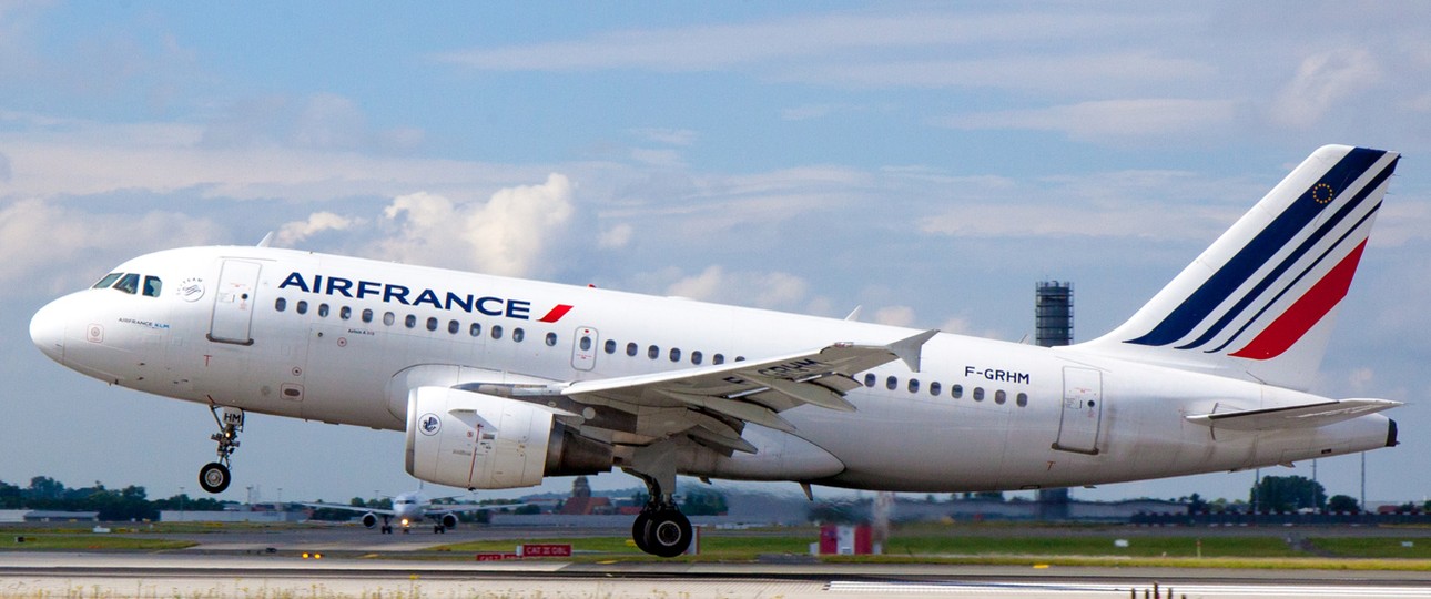 Airbus A319 von Air France: Diskussion um Flüge im Inland.