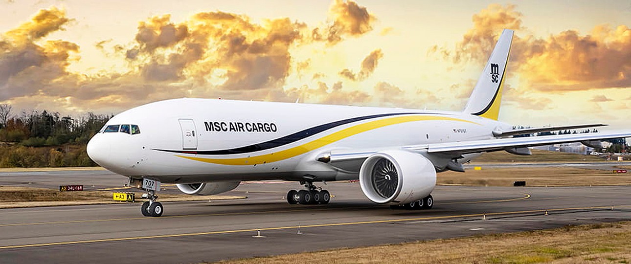 Die erste Boeing 777 von MSC Air Cargo trägt das Kennzeichen N707GT und wird von Atlas Air betrieben.
