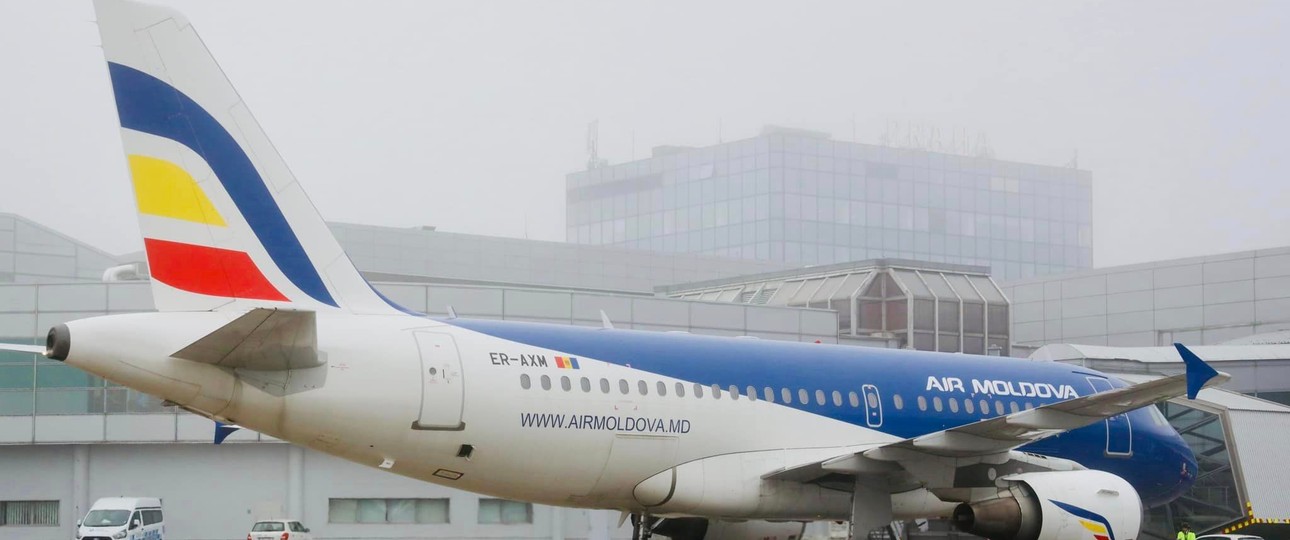 Airbus A319 von Air Moldova: Die Airline bleibt am Boden.