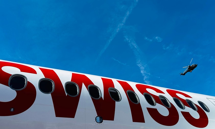 Airbus A220 von Swiss: Fliegt oft nach Nürnberg.