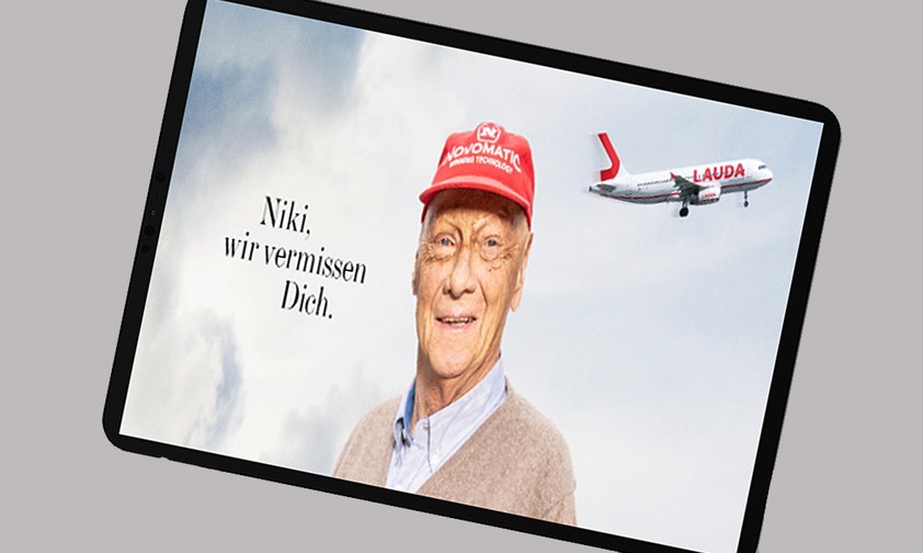 Lauda ehrt Niki Lauda mit Speziallackierung