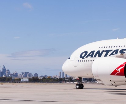 A380 von Qantas: Vor dem Grounding noch ein Rekord.