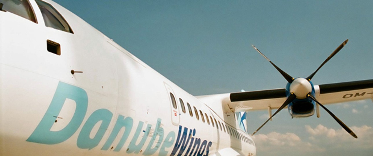 ATR 72-200 von Danube Wings: nur noch eine Maschine übrig.