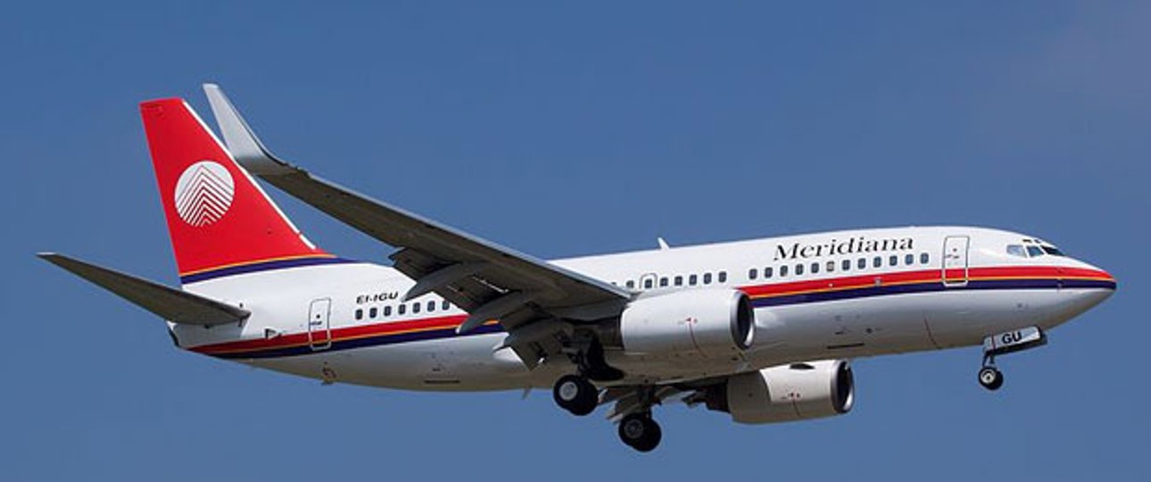 Boeing 737 von Meridiana: Die italienische Airline hat mehrere Flugzeuge des Typs durch die Übernahme von Air Italy.