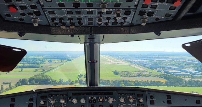 Blick aus dem Cockpit: Bei der Gewerkschaft VC gibt es Krach.