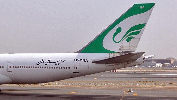 Flugzeug der iranischen Mahan Air: Bald könnte die Airline nationale Flieger kaufen.