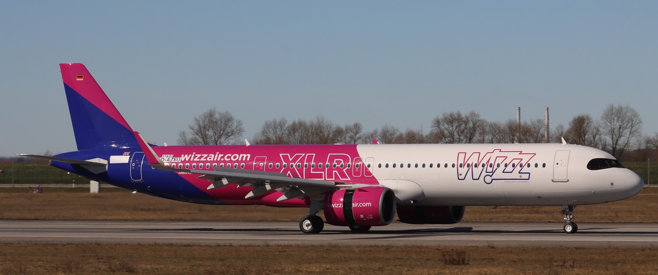Einer der sechs A321 XLR, die Wizz Air schon hat (hier noch bei Airbus zu sehen): Kein Bedarf nach Nachschub.