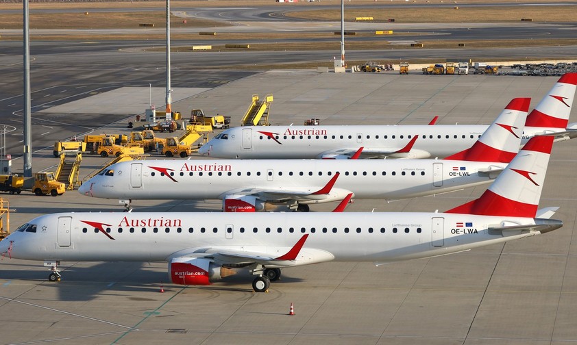 Embraer E195 von Austrian Airlines: Fliegen nicht mehr nach Graz.