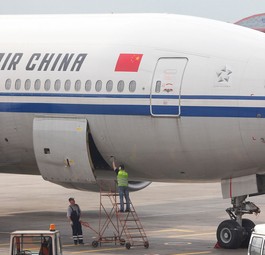 Flugzeug von Air China: Die Airline schneidet nicht gut ab.