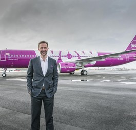 Wow-Air-Gründer und -Chef Skúli Mogensen: Hat eine Pleite vorerst abgewendet.