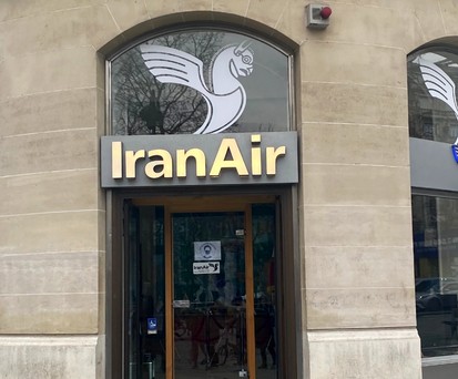Ticket-Büro von Iran Air in Paris: Bekommt Probleme.