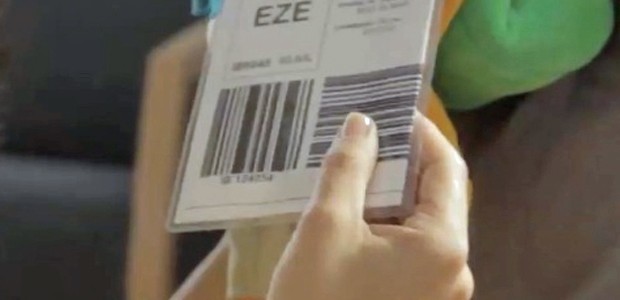 My Bag Tag: Gepäcketikette, selbst gedruckt.