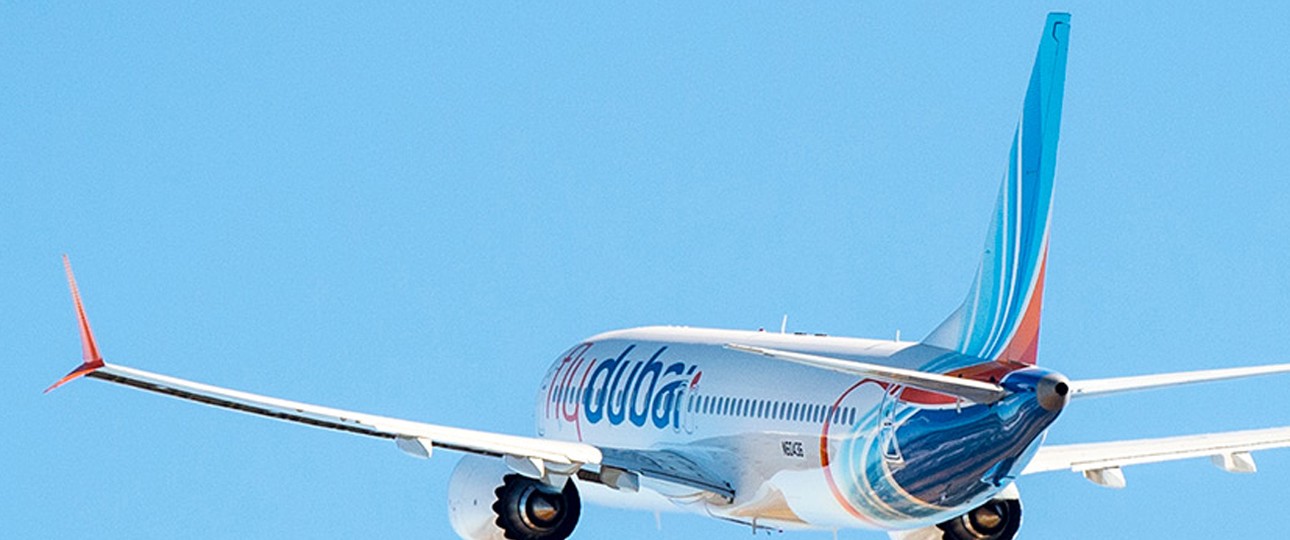 Boeing 737 Max von Flydubai: Landete außerplanmäßig im Iran.