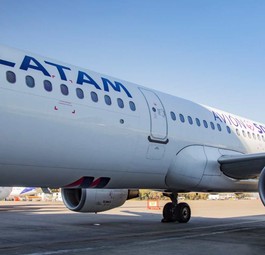 Ein Airbus A321 von Latam: Mit der Einführung der Airbus A321 XLR werden neue Transatlantikrouten möglich.