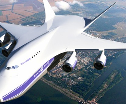 Frachter der Zukunft: So stellt sich Volga-Dnepr die Ruslan-Nachfolgerin vor.