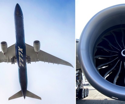 Boeing 777X und das riesige Triebwerk GE9X: Bald wieder in der Luft?