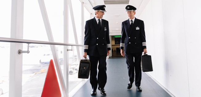 Links Nick Hart, rechts Jeremy Hart: Beide flogen zuletzt Airbus A320 für British Airways.