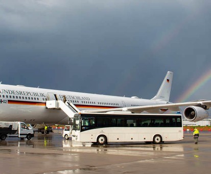 Airbus A340 der Flugbereitschaft: Die «Theodor Heuss» und «Konrad Adenauer» werden 2022 ausgeflottet.