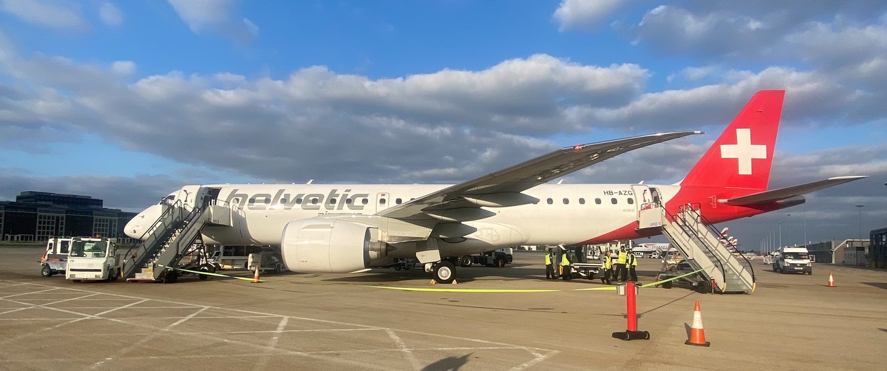 Embraer E190-E2 in London City: Premiere.