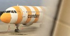 Flugzeug von Condor: Für FTI-Kunden nur noch Rückflüge.