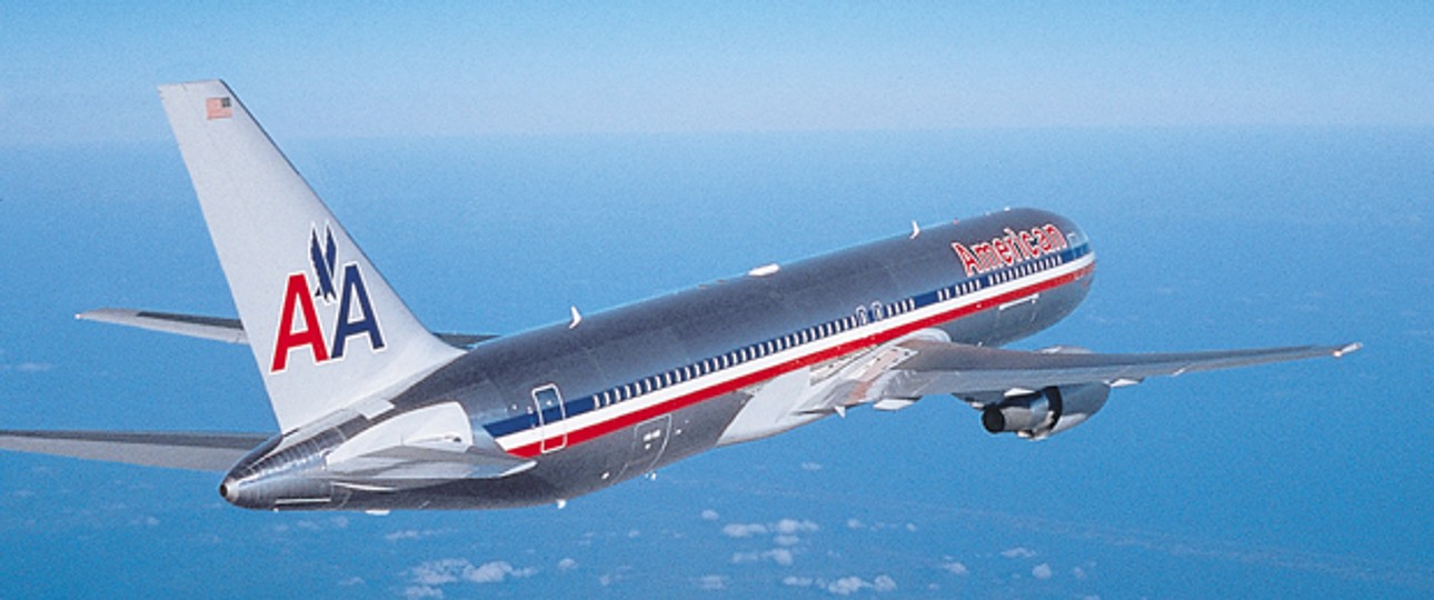 Boeing 767-300 von American Airlines: Schwierigkeiten über der Irischen See.