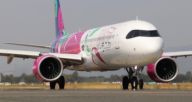 Airbus A321 Neo von Wizz Air: In Bratislava öfter, in Wien seltener zu sehen.