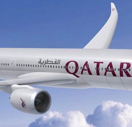 A350 von Qatar: Überzeugt gegen den Konkurrenten