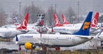 Geparkte Boeing 737 Max: Es rollen keine Flieger mehr aus dem Werk.