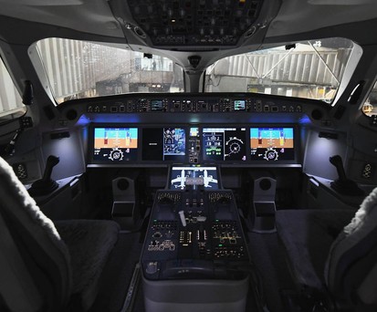 Cockpit eines Airbus A220: Order über 50 Exemplare von Green Africa.