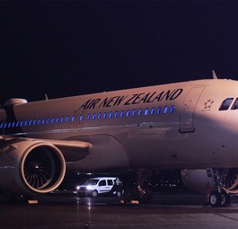 Der neue Airbus A320 Neo von Air New Zealand: nach einer langen Reise in der neuen Heimat eingetroffen.