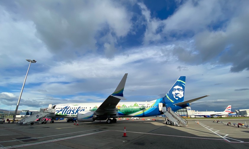 Ecodemonstrator von Boeing und Alaska Airlines: Das Flugzeug testet neue Technologien. Nicht alle schaffen es zur Marktreife.