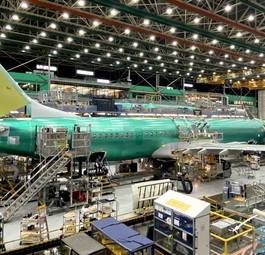 Produktion der Boeing 737 Max: Der Ausstoß darf vorerst nicht erhöht werden.